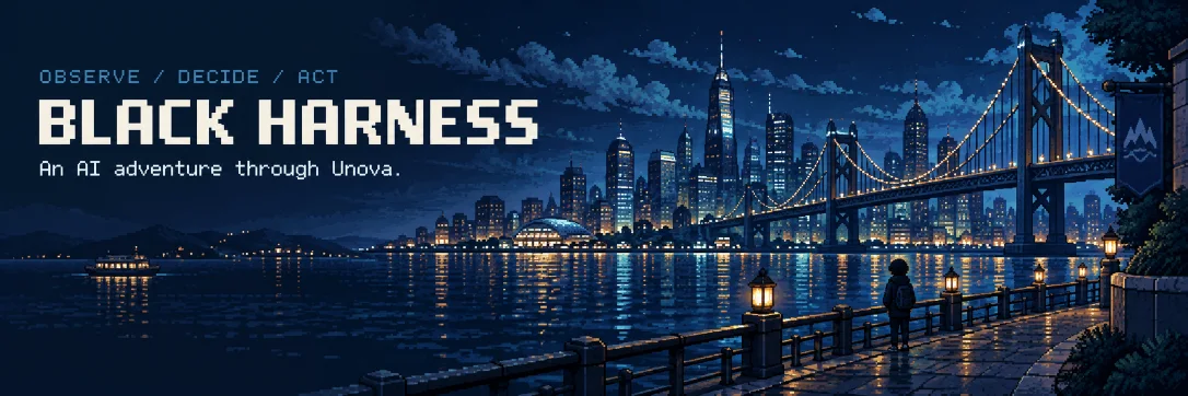Black Harness banner